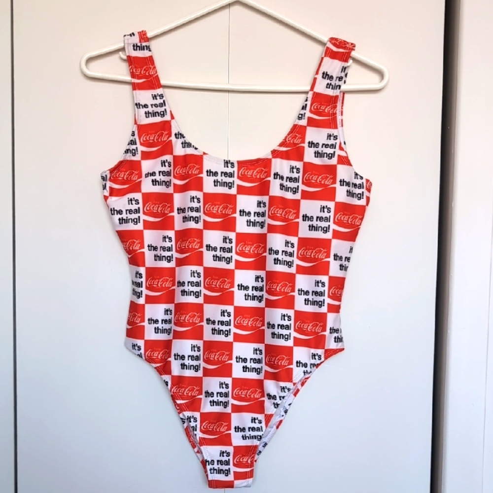 NWOT FOREVER 21 COCA COLA SWIMSUIT, M